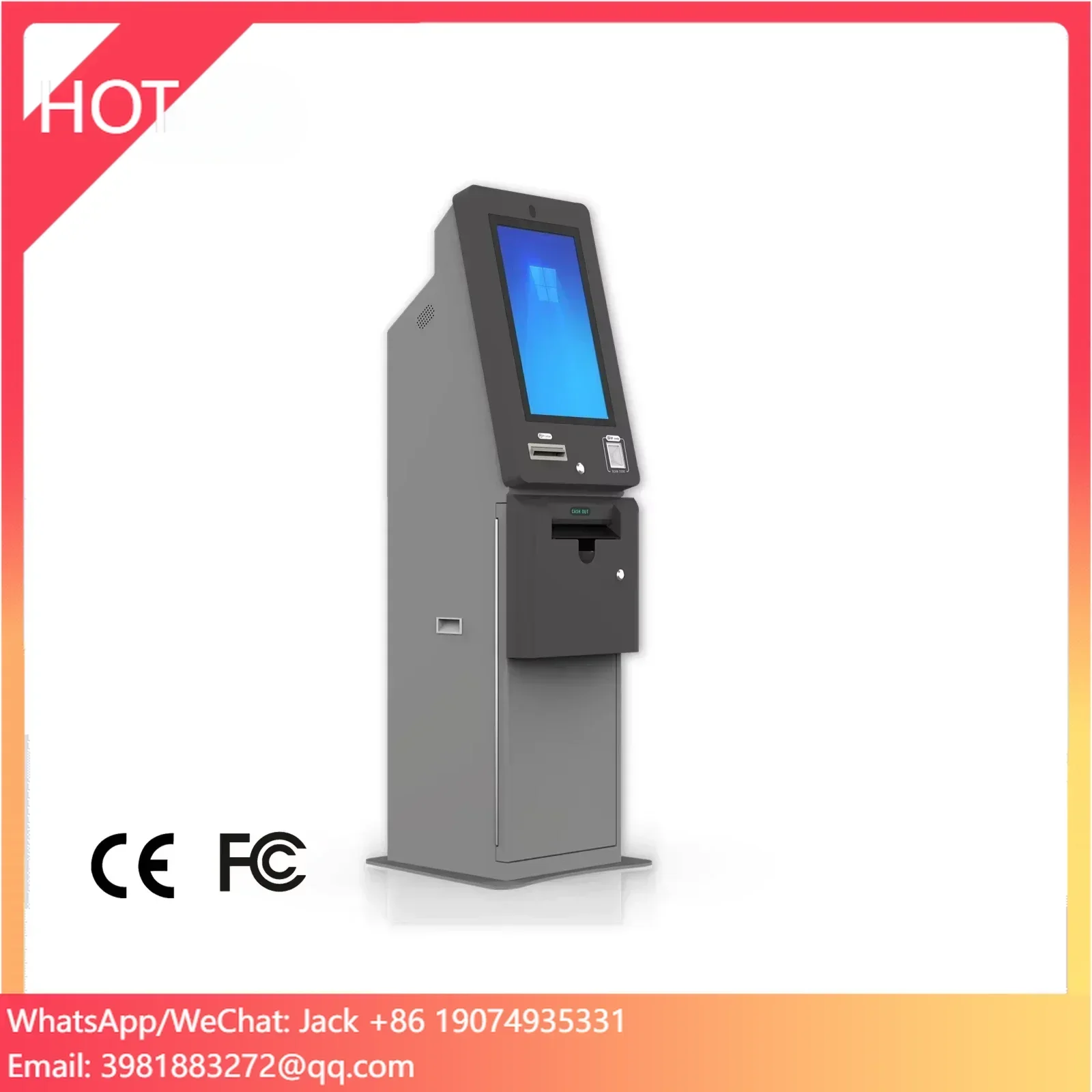 Metal ATM Kiosk Ticket Redempt - Ticket Redemption Machine 评论和价格