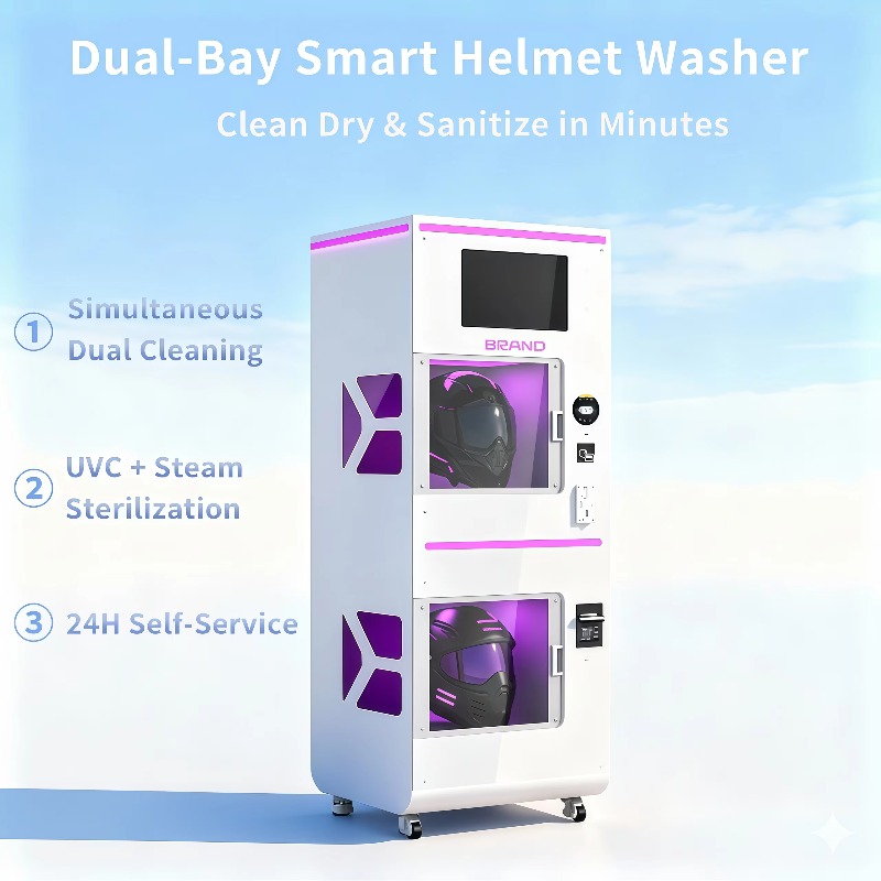 Custom Double Warehouse Helmet - Vending Machine Qr Code 评论和价格