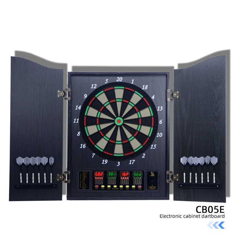Luxury wooden electronic dart  - Electronic Dartboard Cabinet 评论和价格