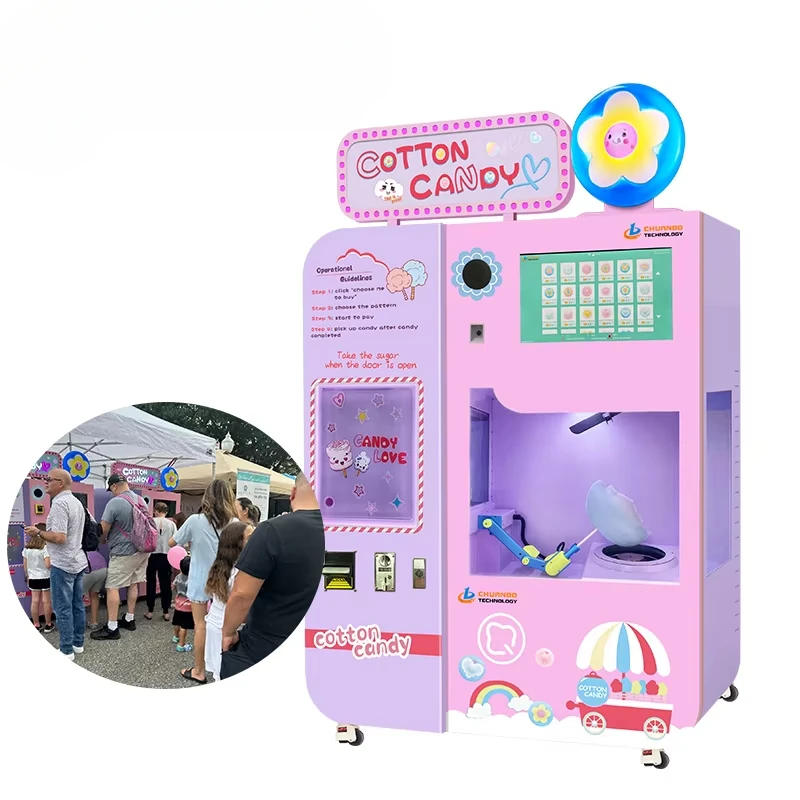 Customized Cotton Candy Vendin - Candy Vending Machine 评论和价格