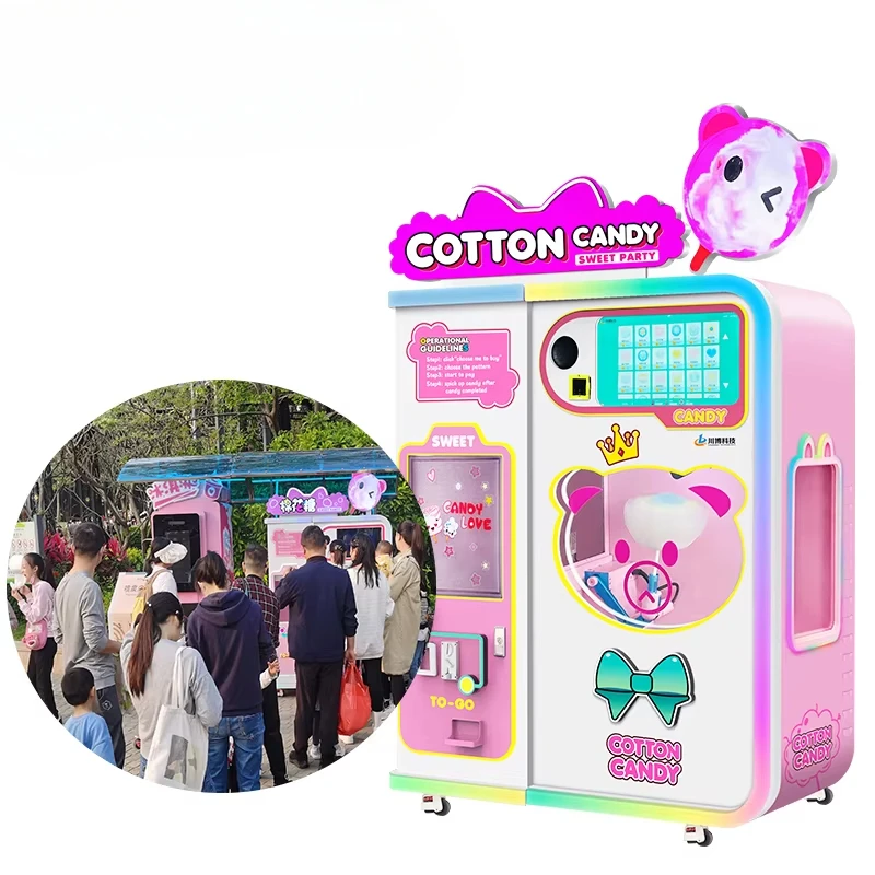 Customized Cotton Candy Vendin - Candy Vending Machine 评论和价格