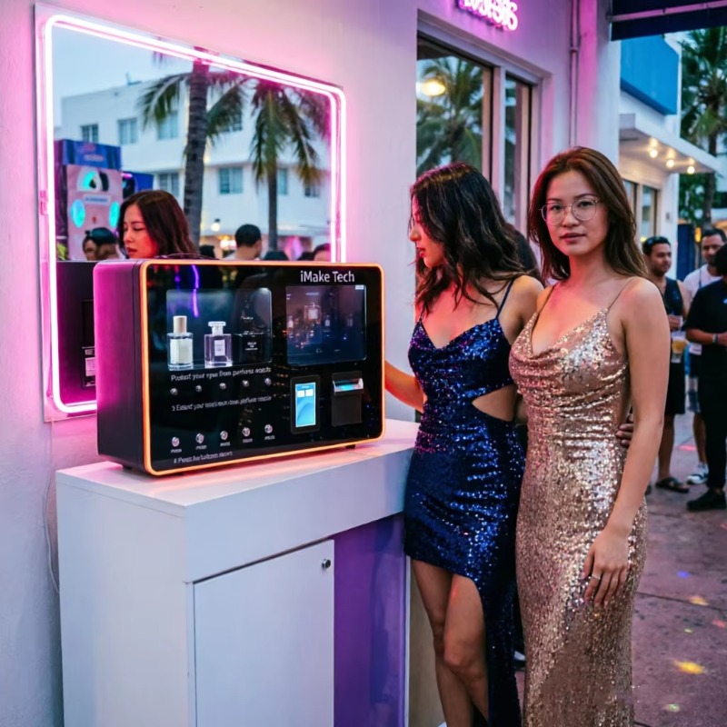 Self-service Perfume Spray Ven - Vending Machine Qr Code 评论和价格