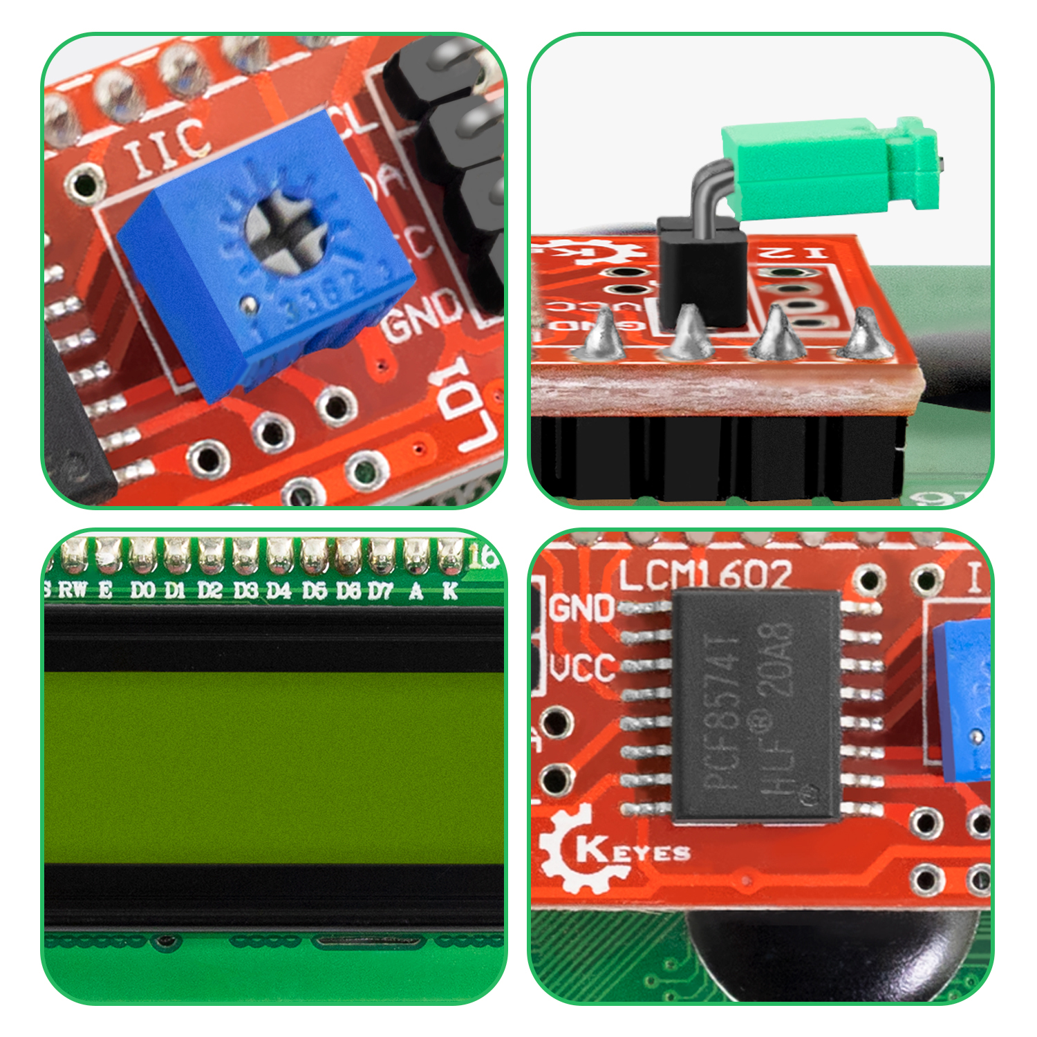 KEYES DC 3.3V LCD1602+I2C Modu - Arduino Vending Machine Project 评论和价格